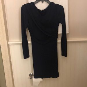 Alice and olivia navy dress